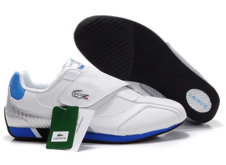 Mens Lacoste monster sneakers white/blue Mens Lacoste monster sneakers white/blue