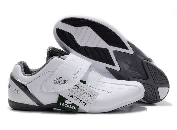 Mens Lacoste Protect Laser Shoes White/Black Mens Lacoste Protect Laser Shoes White/Black