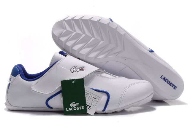 Mens Lacoste Radiate Croc Shoes white/blue Mens Lacoste Radiate Croc Shoes white/blue