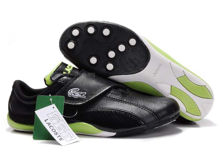 black/yellow Mens Lacoste Shua Strap Shoes black/yellow Mens Lacoste Shua Strap Shoes