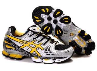Asics Gel Kinsei 2 Shoes - White/Silver/Yellow Asics Gel Kinsei 2 Shoes - White/Silver/Yellow