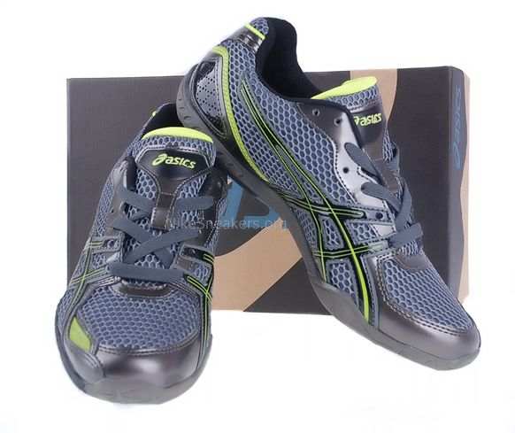 Asics Gel Running Shoes - Dark Grey/Green Asics Gel Running Shoes - Dark Grey/Green