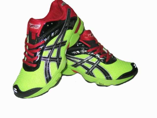 Asics Gel Stratus 2.1 Shoes Green/Black/Red Asics Gel Stratus 2.1 Shoes Green/Black/Red