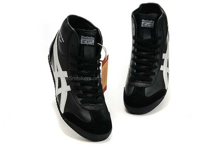 Asics Mexico MidRunner Shoes Black/White Asics Mexico MidRunner Shoes Black/White