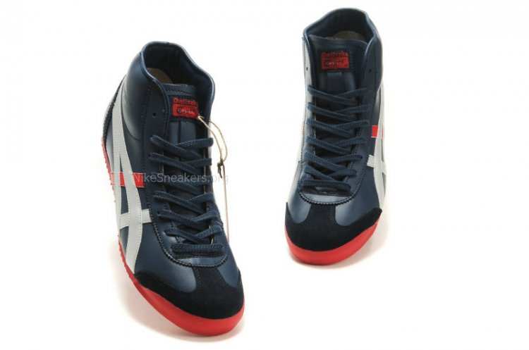 Asics Mexico MidRunner Shoes Black/White/Red Asics Mexico MidRunner Shoes Black/White/Red