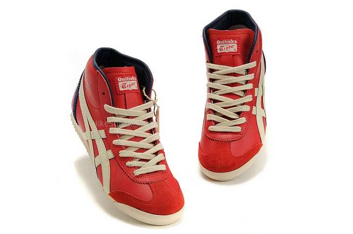 Asics Mexico MidRunner Shoes Red/Brown Asics Mexico MidRunner Shoes Red/Brown