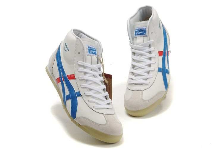 Asics Mexico MidRunner Shoes White/Blue/Red Asics Mexico MidRunner Shoes White/Blue/Red