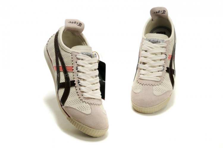 Asics Mini Shoes Beige/Black/Pink Asics Mini Shoes Beige/Black/Pink