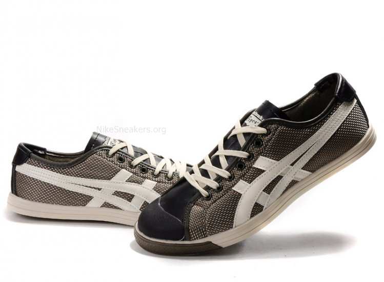Asics Coolidge Lo Shoes Dark Brown/White/Black Asics Coolidge Lo Shoes Dark Brown/White/Black