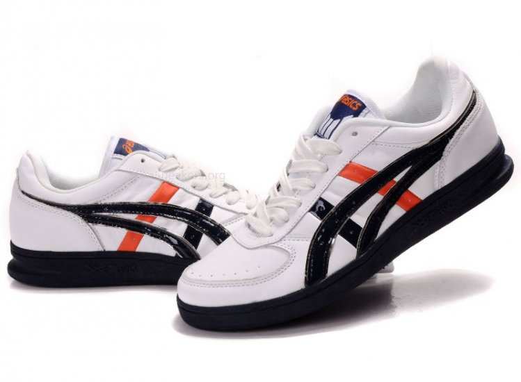 Asics Top Seven Shoes White/Black/Orange Asics Top Seven Shoes White/Black/Orange