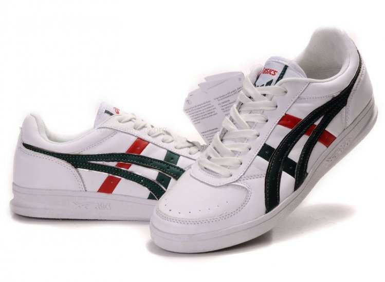Asics Top Seven Shoes White/Green/Red Asics Top Seven Shoes White/Green/Red