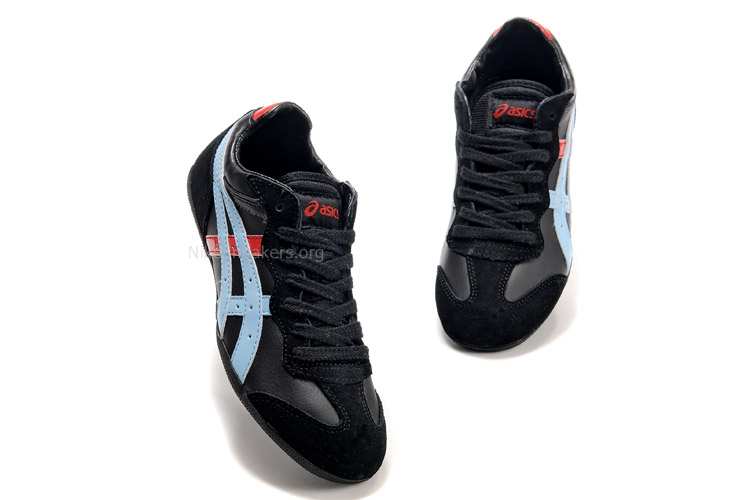 Asics Whizzer Lo Shoes Black/Blue/Red Asics Whizzer Lo Shoes Black/Blue/Red