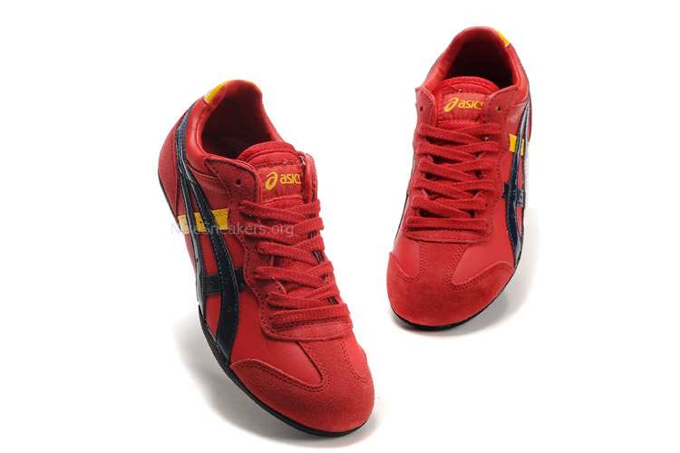 Asics Whizzer Lo Shoes Red/Black/Yellow Asics Whizzer Lo Shoes Red/Black/Yellow