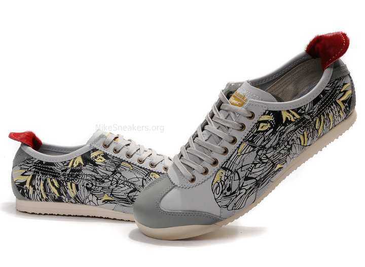 Asics Mexico 66 Limited Edition Shoes Grey/Red/Yellow Asics Mexico 66 Limited Edition Shoes Grey/Red/Yellow