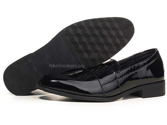 Prada Men's Dress Shoes - All Black Patent Leather With Laced Upper Prada Men's Dress Shoes - All Black Patent Leather With Laced Upper