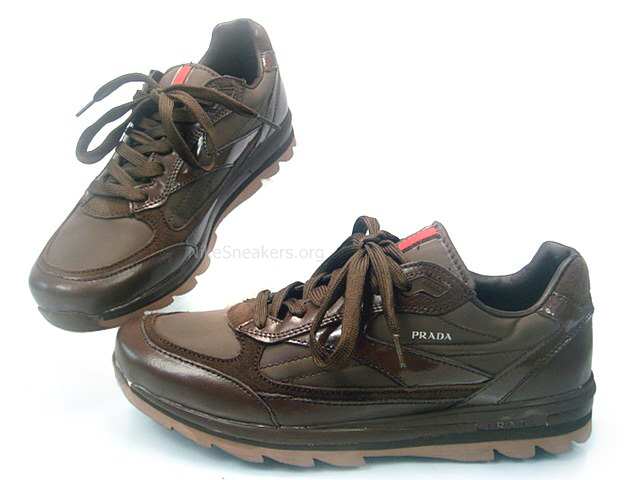 Prada Men's Sneaker - Goldenrod With "PRADA" Logo Prada Men's Sneaker - Goldenrod With "PRADA" Logo