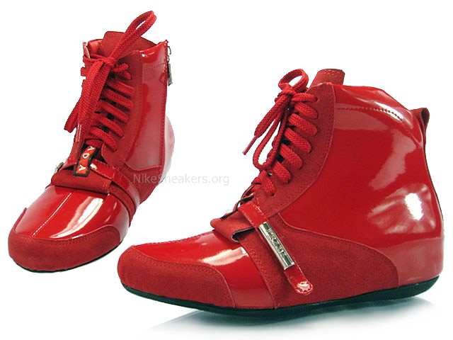 Prada Women's High Shoes All Red Prada Women's High Shoes All Red