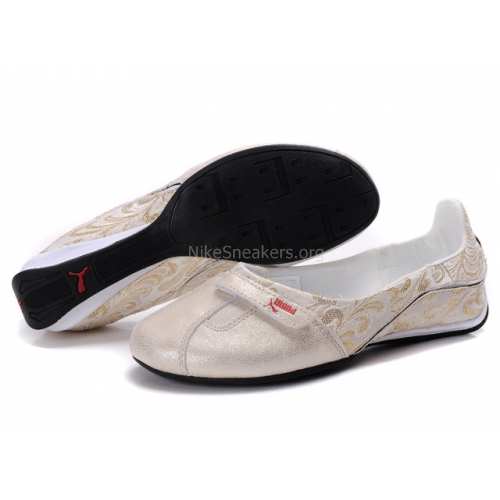 Puma Saba Ballet Gloss Women Beige Red Glod Puma Saba Ballet Gloss Women Beige Red Glod