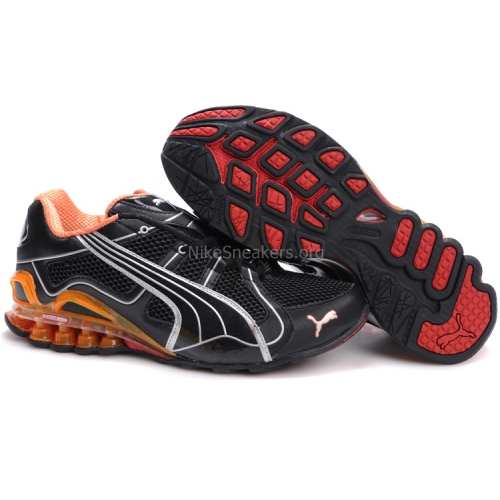 Puma Complete Vectana Mens black orange white Puma Complete Vectana Mens black orange white