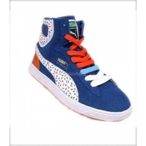 Puma First Round RP Mens Bule Orange Puma First Round RP Mens Bule Orange