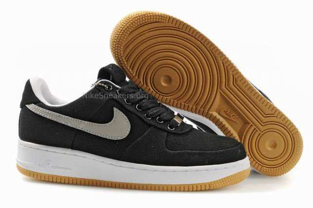 Nike Air Force 1 Shoes Black/White Nike Air Force 1 Shoes Black/White