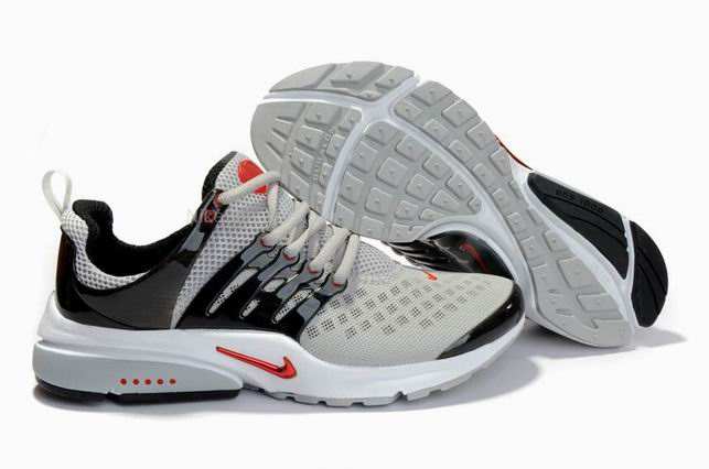 Nike Air Presto Shoes Grey/Black/Red Nike Air Presto Shoes Grey/Black/Red